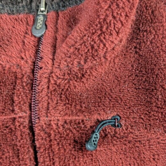 VTG 90s Patagonia R4 Fleece Jacket Womens L Red Polartec Regulator USA Made - Picture 6 of 11